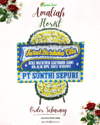 Papan Bunga Duka di Solok