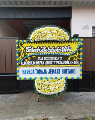 Papan Bunga Duka di Solok