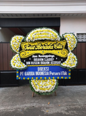 Papan Bunga Duka di Solok