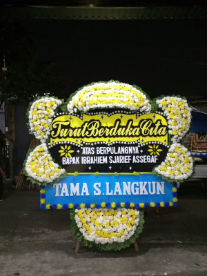 Papan Bunga Duka di Solok