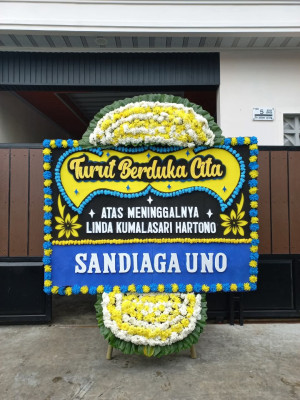 Papan Bunga Duka di Solok