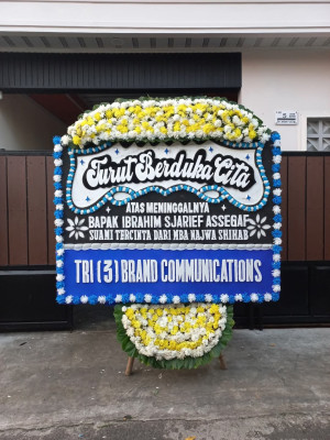 Papan Bunga Duka di Solok